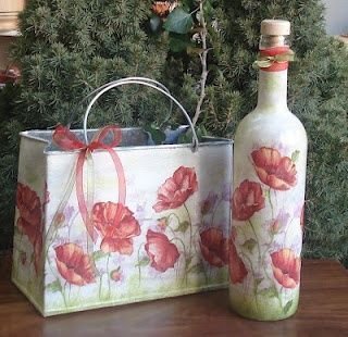 Ideas de decoupage en botellas (4)