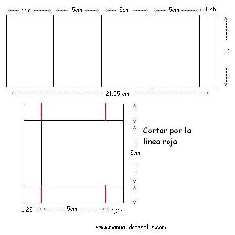 cajas acetato transparentes souvenirs plantilla