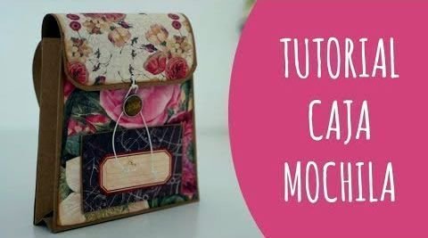 DIY Caja en forma de mochila