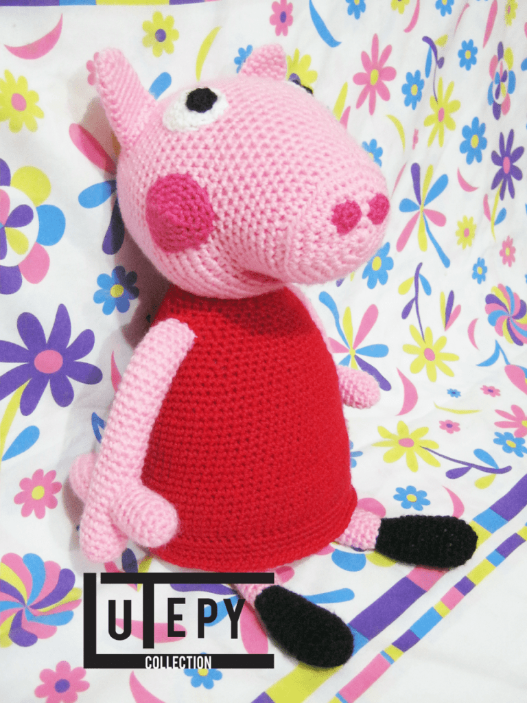 DIY gratis de Peppa Pig (amigurimi)