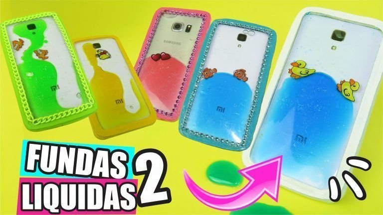 DIY para realizar tus propias fundas de móvil líquidas