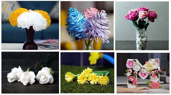 DIY Como hacer Flores de papel