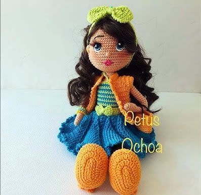 DIY muñeca amigurumi Adriana