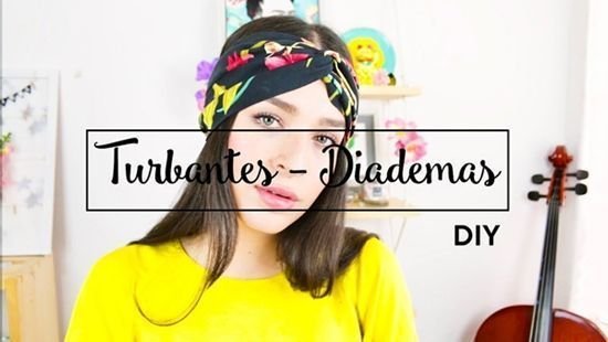 DIY Para hacer una diadema de moda turbante