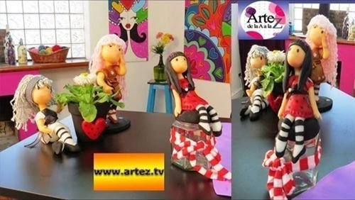 Aprende a hacer muñecas en porcelana fría con tus hijos