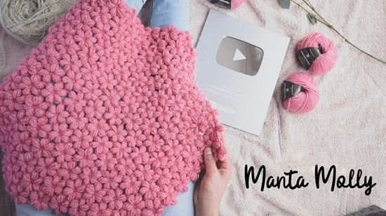 DIY para hacer una manta de flores Molly