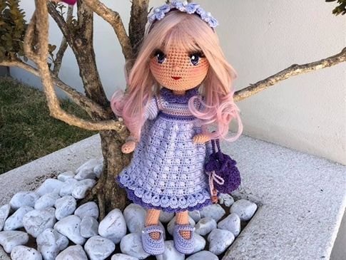 Muñeca Petus amigurimi tutorial completo