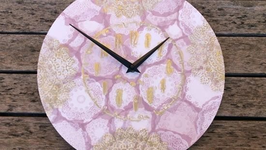 Cómo decorar un reloj con decoupage(muy fácil)