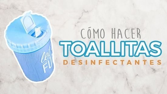 DIY para hacer toallitas desinfectantes caseras