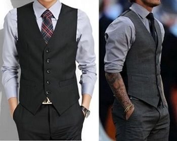 Chaleco de traje para hombre con patrones