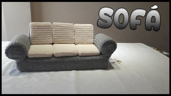 Cómo hacer un sofá a crochet