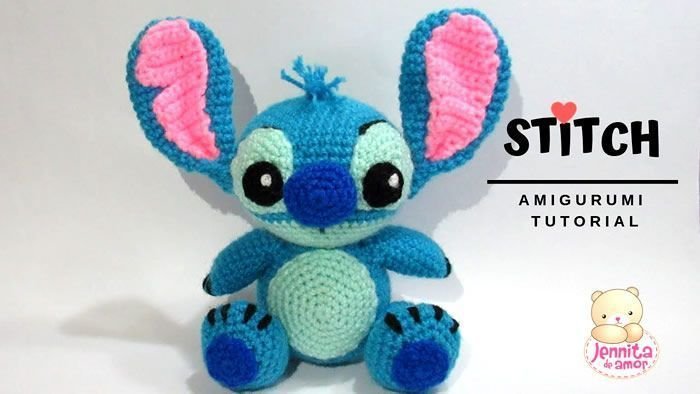 DIY + patrón para hacer un Stitch amigurumi