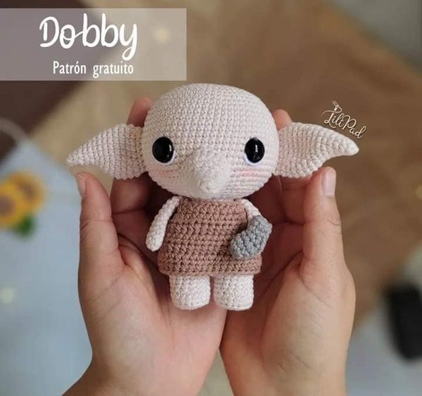 Patrón gratis Dobby amigurumi