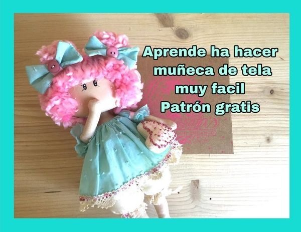 DIY+patrón gratis muñeca tela básica