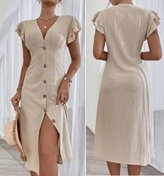 Vestido camisero con botones