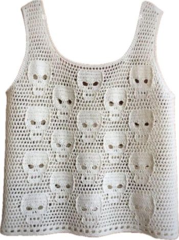 Top de Calaveras a Crochet 2